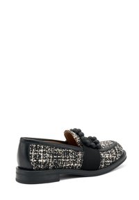 Frau Shoes TWEED  WITH ACCESSORY - Scarpe senza lacci - black