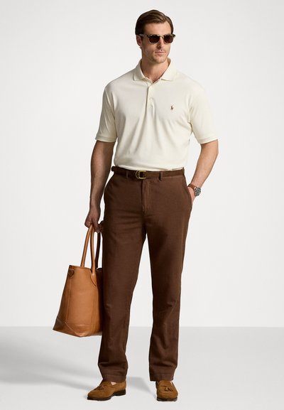 Polo Ralph Lauren Big & Tall SOFT COTTON POLO SHIRT - Polotričko - parchment cream