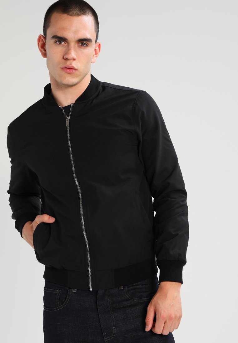 Burton Menswear London Bomber Jacket black Zalando.ie