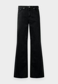 Straight leg jeans - minimal washed black