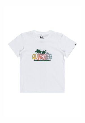 SUNNY PALMS - T-shirt med print - white