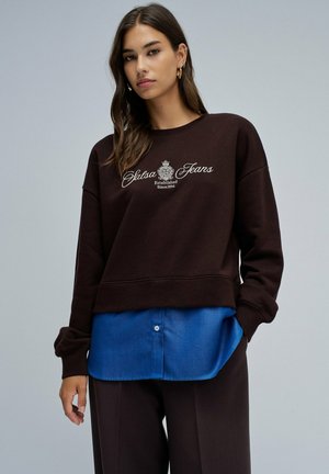 LANGARM-REGULAR - Sweatshirt - braun