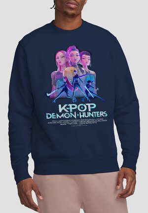 K-POP DEMON HUNTERS - HUNTRIX BILLBOARD POSTER - Sweatshirt - dark blue