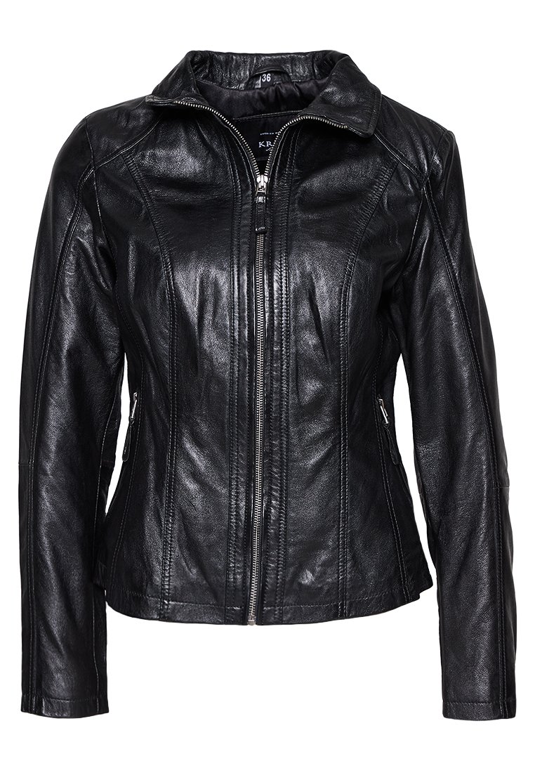 KRISS Leren jas zwart KRISS Leren jas zwart
