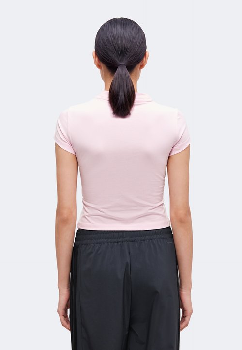 adidas ESSENTIALS 3 STRIPES PADDED SLIM BABY - Print T-shirt - clear pink/white — photo 3