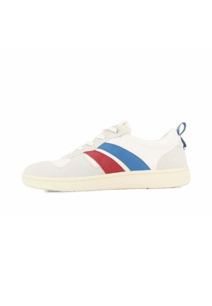 PALLACUP FLAME LEATHER MIX UNISEX - Baskets basses - cream chili blue