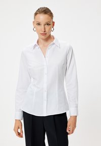 Koton BUSINESS - Button-down blouse - white