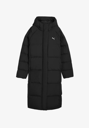 PUFFER MIT KAPUZE - Kaput ispunjen paperjem - black