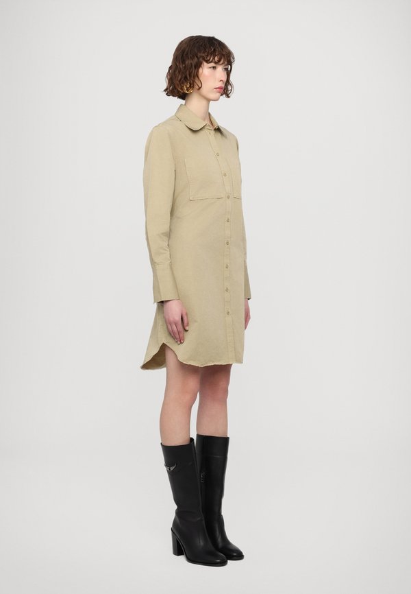 BELTED DRESS - Shirt dress - warm sand3