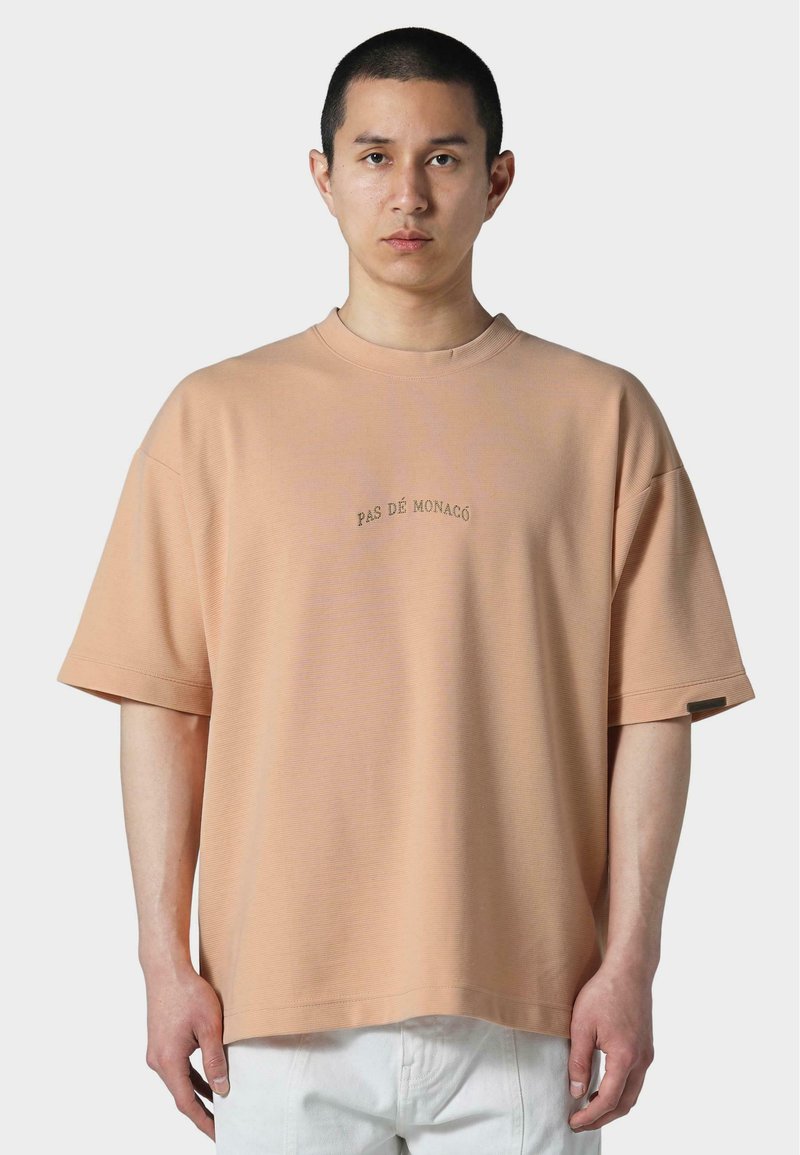 Pas de Monaco JAQUARD - Triko s potiskem - peach