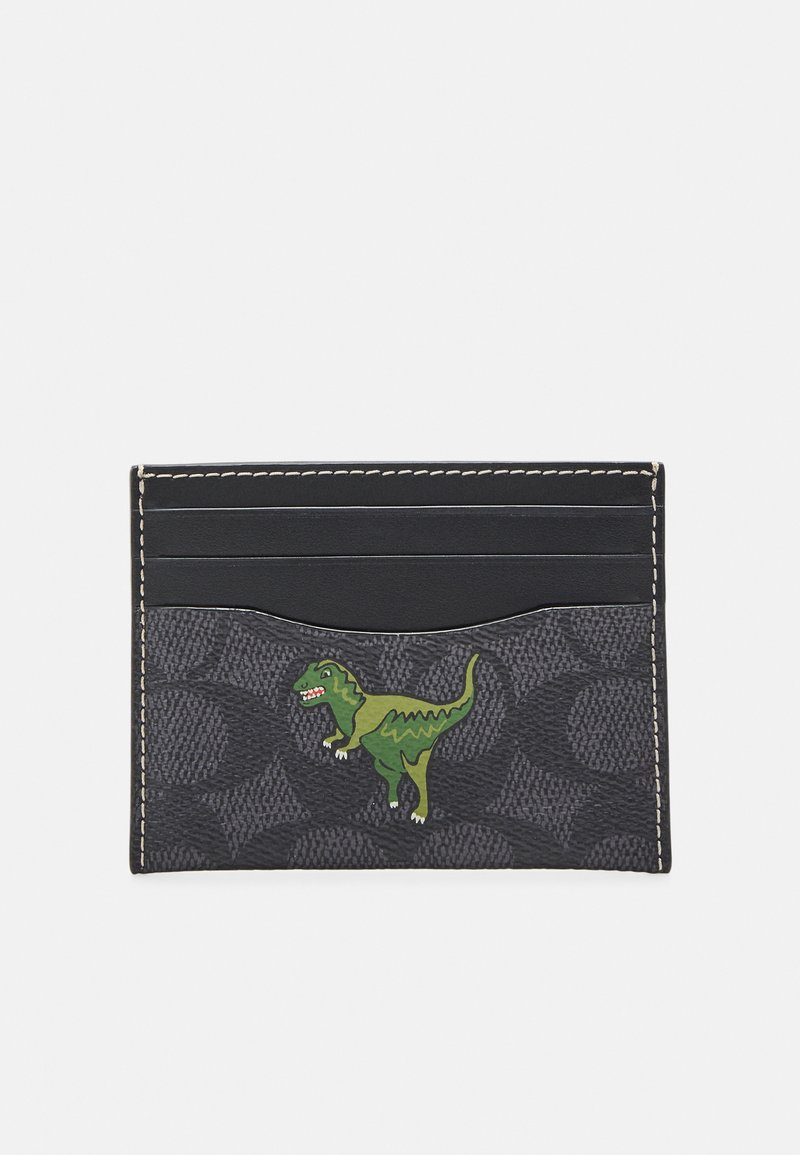 Coach FLAT CARD CASE IN SIGNATURE WITH REXY PRINT UNISEX Wallet