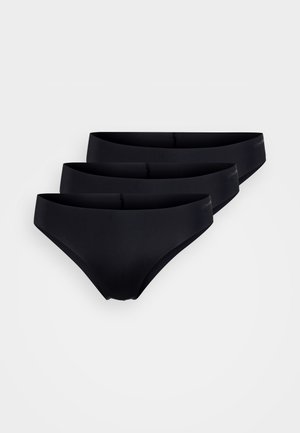 INVISIBLE BRIEF 3 PACK - Trumpikės - black