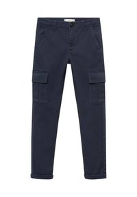 Mango Kids Hlačami s stranskimi žepi - royal blue