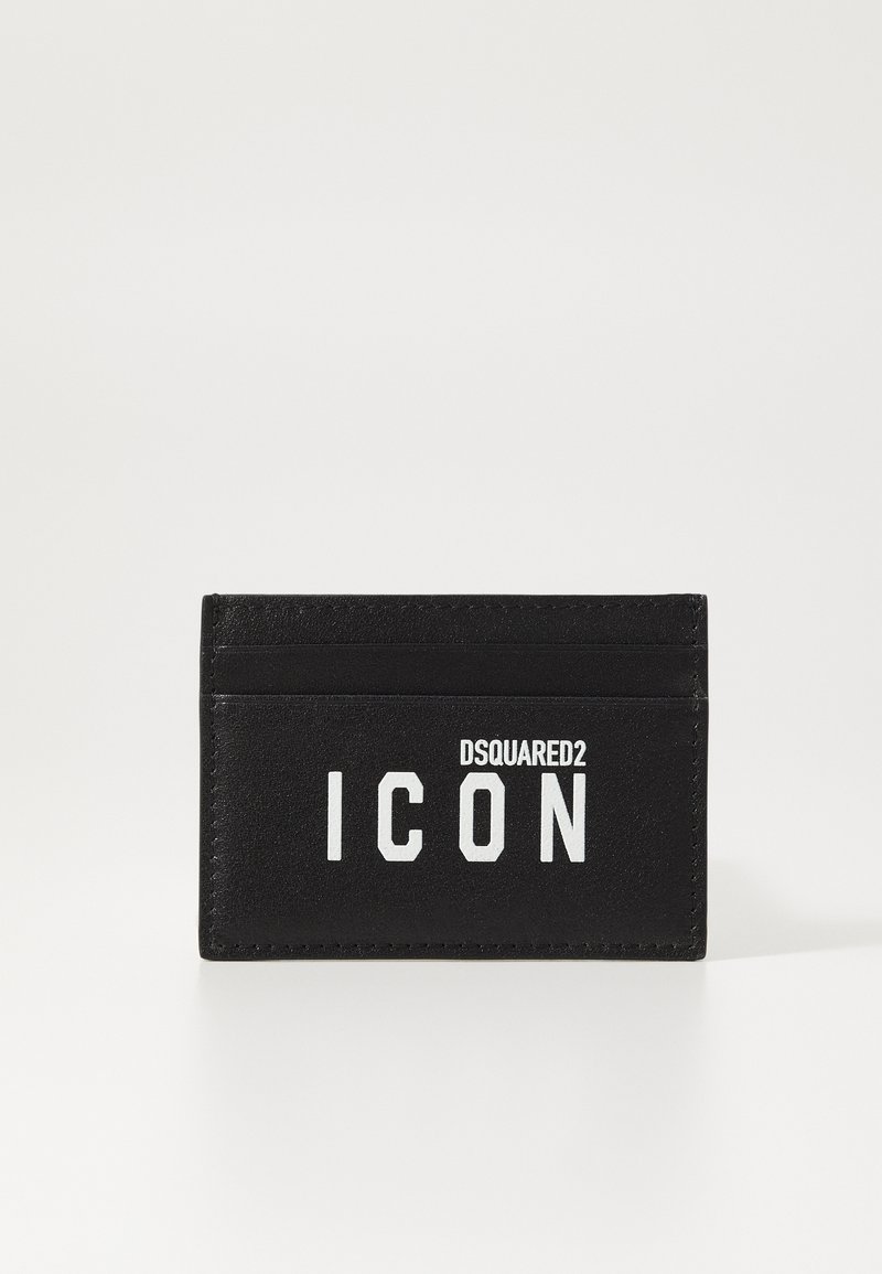 DSQUARED2 ICON CREDIT CARD HOLDER - Portafoglio - nero/bianco