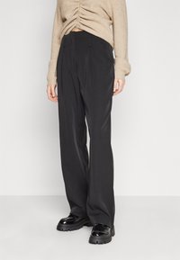 Vero Moda - VMWENDY STRAIGHT PANT - Bikses - black Miniatūras attēls 1