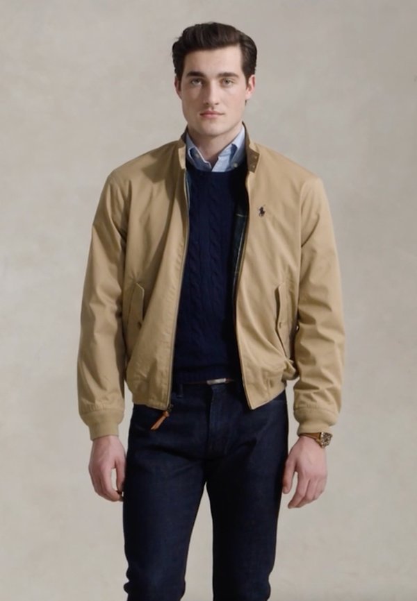 TWILL JACKET - Bomber Jacket - cafe tan2
