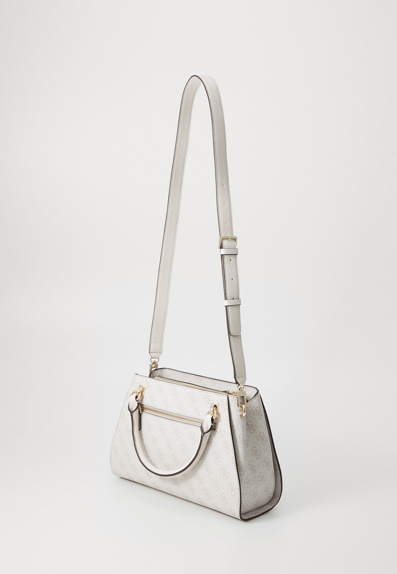 Sac à Main GUESS Noelle Luxury Satchel Couleur Bone - Neuf Avec étiquettes - 100% Polyuréthane, Style Sac à Main