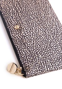 Borbonese CLASSICA FLAT  - Monedero - op natural black