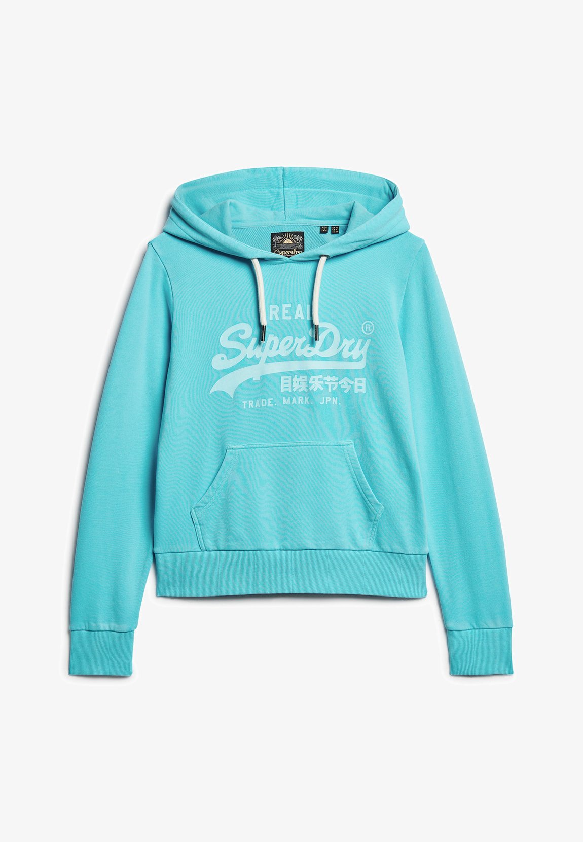 Sweatpants Superdry Hoodie Damen Hellblau Blaue Superdry Pullover