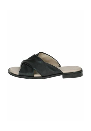 Caprice PANTOLETTEN - Slip-on sandaler - black nappa