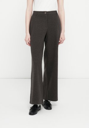 PCMAMILLA WIDE PANTS - Püksid - hot fudge