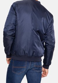 Threadbare Blouson Bomber - blue