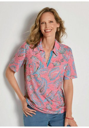 MIT KRAGEN - Poloshirt - coral patterned