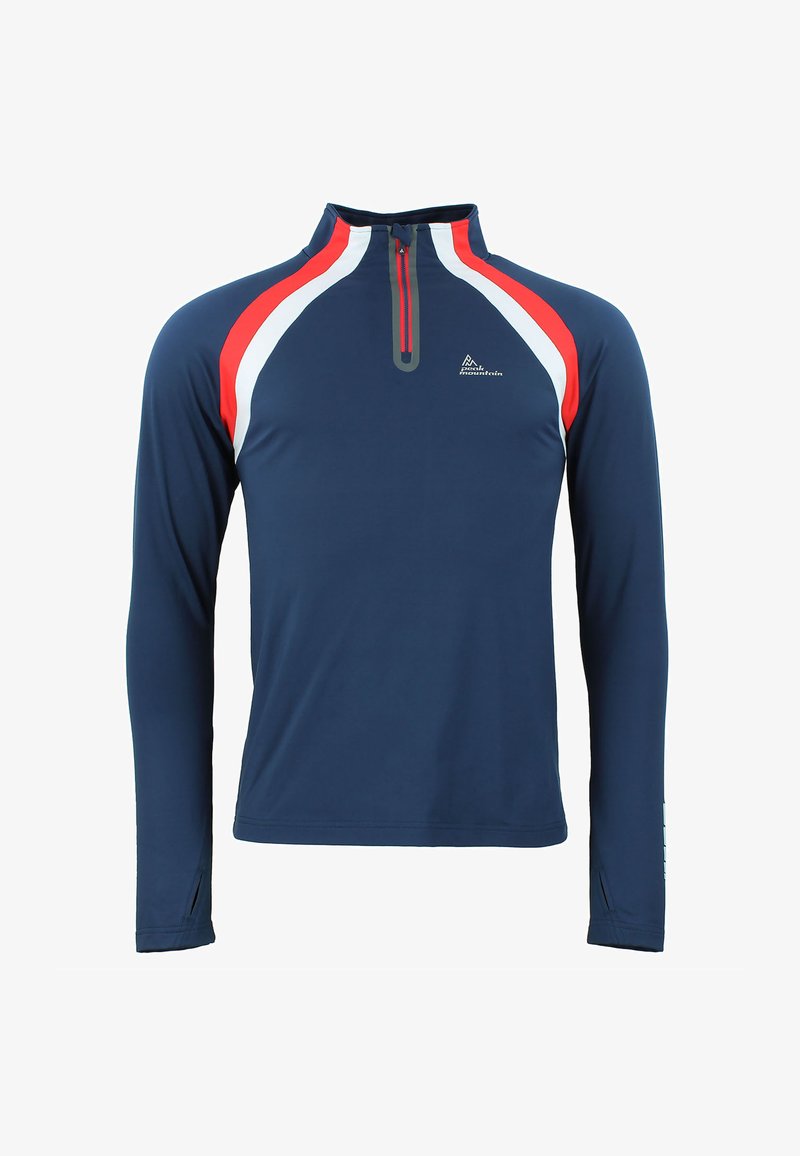 Peak Mountain CRANIUM - Longsleeve - marine