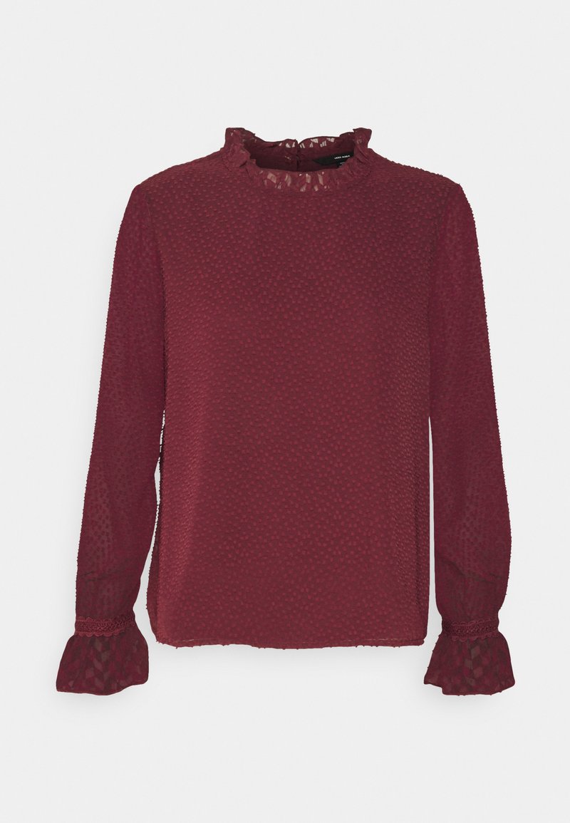Vero Moda Petite Longsleeve bordeauxrood Vero Moda Petite Longsleeve bordeauxrood
