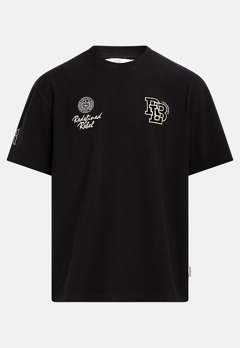 Redefined Rebel T-shirt print zwart