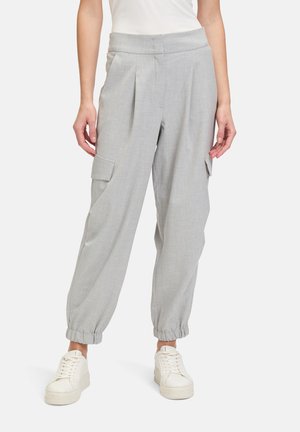 Betty Barclay Cargobukser - light silver melange