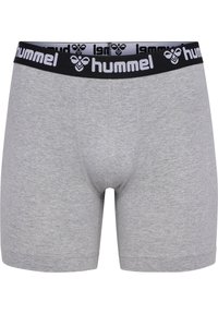 Hummel 2-PACK - Boxerkalsong - grey melange