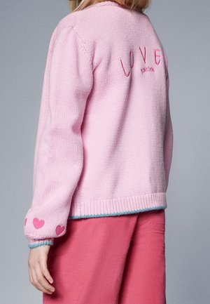 CARDIGAN JOLIE - Gilet - rose princesse