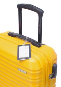 WITTCHEN SMALL SUITCASE WITH LUGGAGE TAG FROM ABS - Trolley - yellow