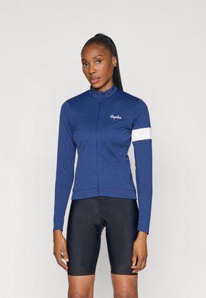 WOMENS CORE THERMAL LONG SLEEVE - Camisola de ciclismo - navy/white