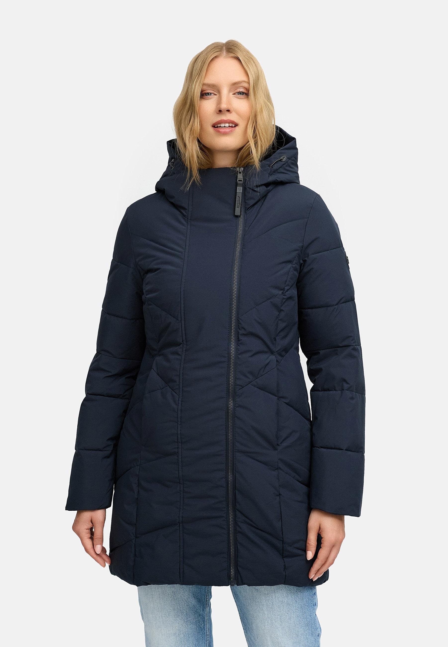 Ragwear PEVILLA Wintermantel dark blue/dunkelblau