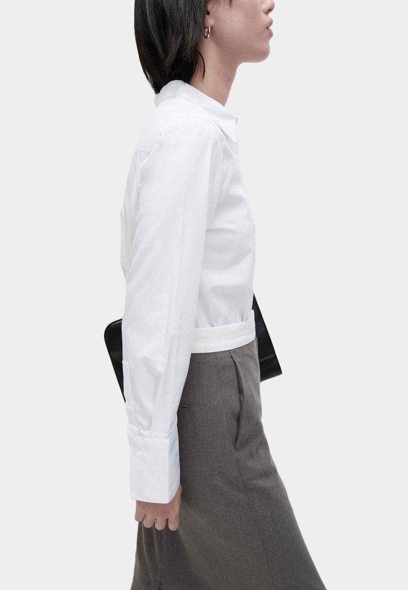Chemisier Femme Blanc Manches Courtes Marks & Spencer - Taille 16 - 100% Viscose