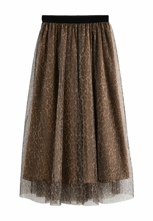 Next REGULAR FIT - Rakott szoknya - leopard print