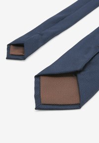 Next TEXTURED WITH 2 PACK REGULAR - Kravata - navy blue tan brown