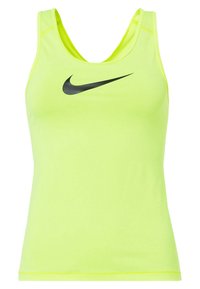 Nike Performance PRO DRY - Sport T-Shirt - volt/black