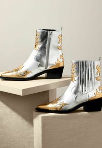 Next REGULAR FIT - Cowboy/motoros bokacsizma - metallic