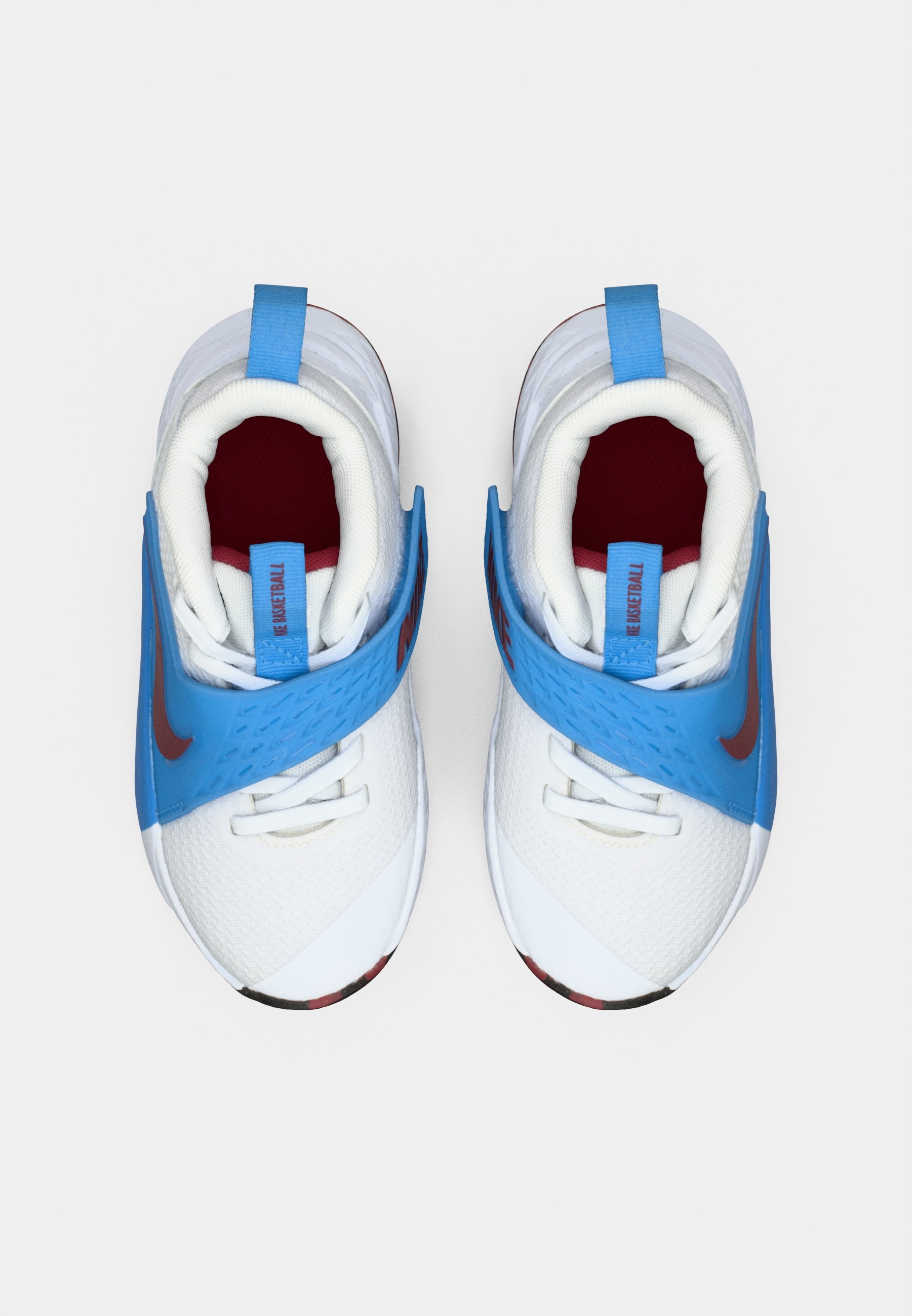 nike basketball shoes blue and orange