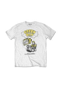 Paradiso Clothing GREEN DAY LONGVIEW UNISEX - Print T-shirt - white