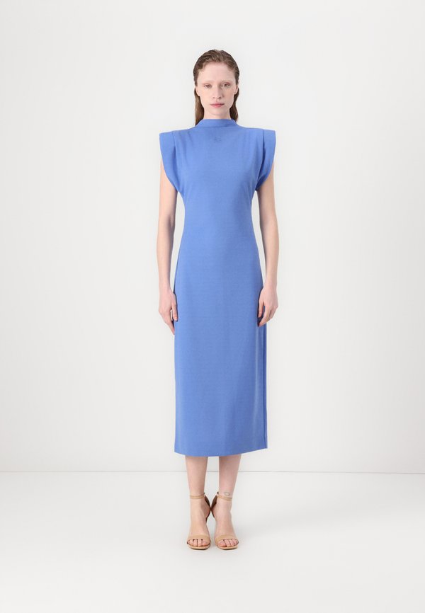 DRESS WITH SHOULDER PADS - Day dress - ultramarine