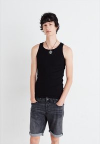 Jack & Jones JJIRICK JJORIGINAL - Shorts di jeans - black denim