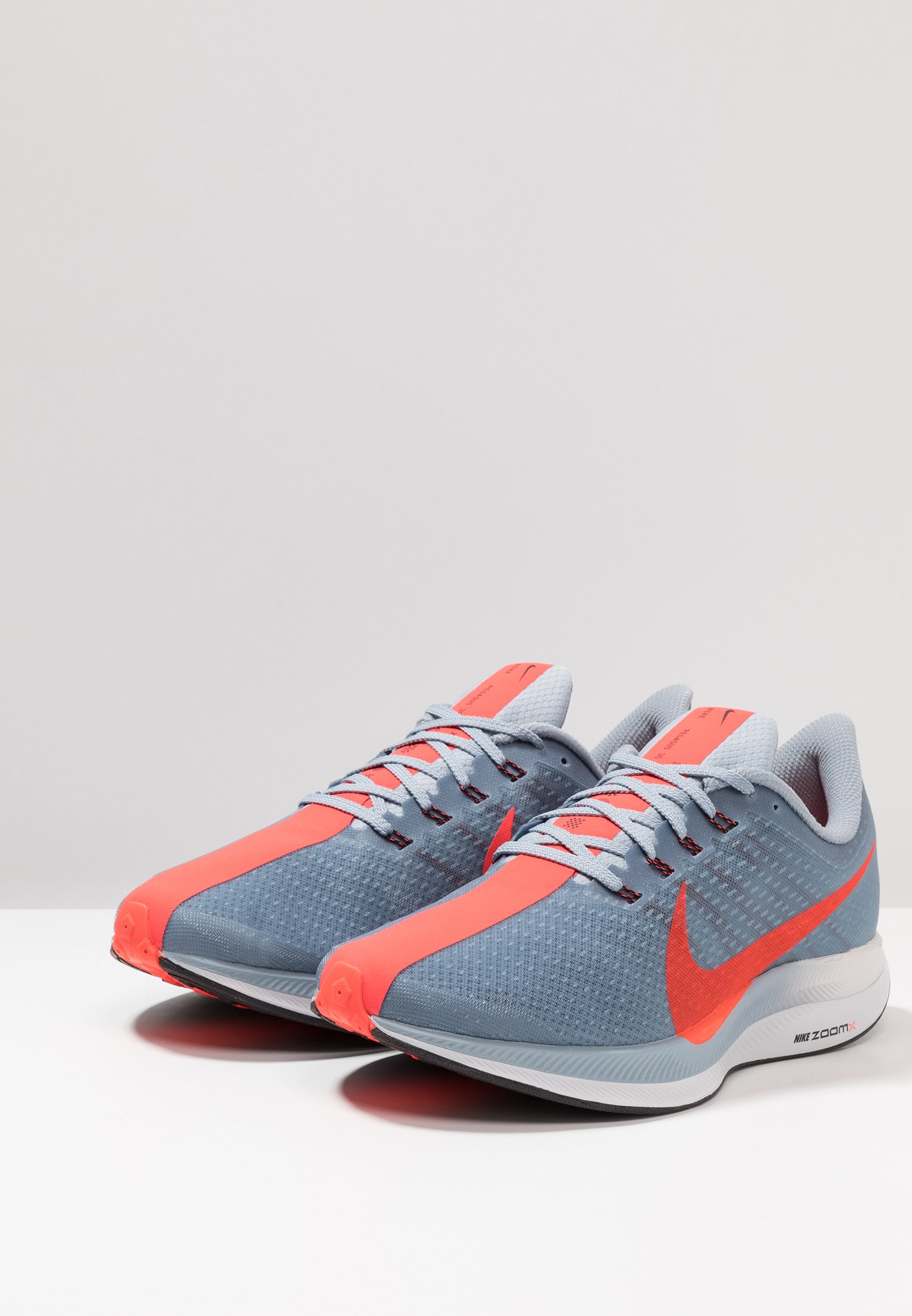 Nike Performance ZOOM PEGASUS 35 TURBO - Zapatillas de running neutras -  obsidian mist/bright crimson/vast grey/gris - Zalando.es