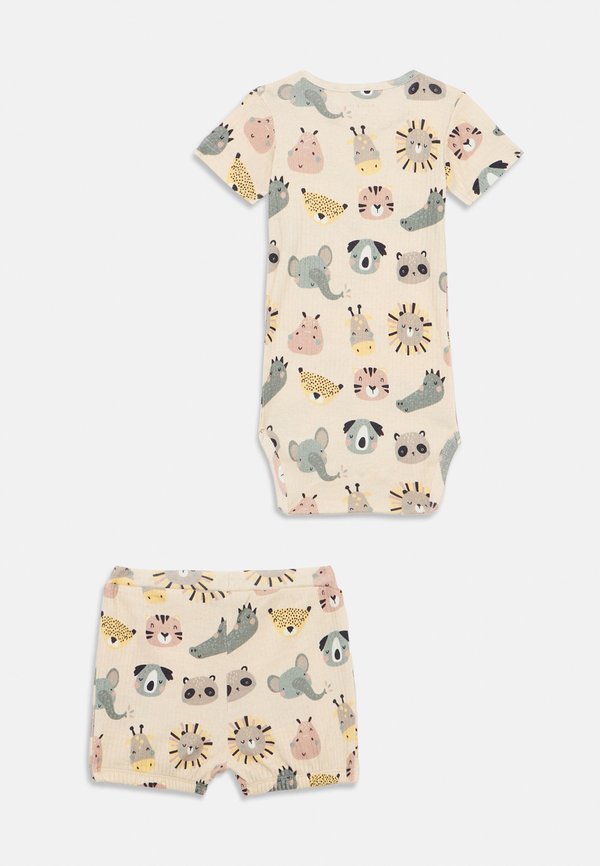 NBNOSUMMER BODY SET UNISEX - Shorts - peyote melange2