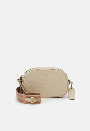 SIGNATURE BADGE CAMERA CROSSBODY - Olkalaukku - ivory/multi