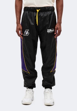 Mitchell & Ness, NBA 404 CLUB TRACK PANTS LOS ANGELES LAKERS - Клубно облекло - black