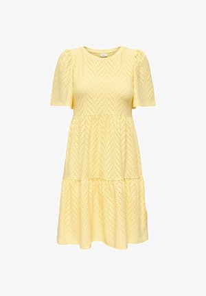 JDY JDYCARLA CATHINKA DRESS - Dienas kleita - pale banana